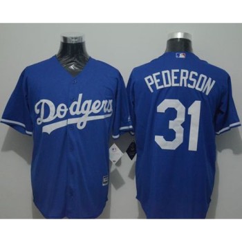 Dodgers #31 Joc Pederson Blue New Cool Base Stitched MLB Jersey