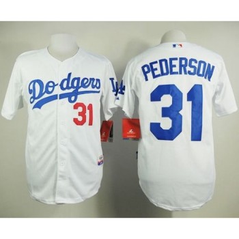 Dodgers #31 Joc Pederson White Cool Base Stitched MLB Jersey Dodgers #31 Joc Pederson White Cool Base Stitched MLB Jersey