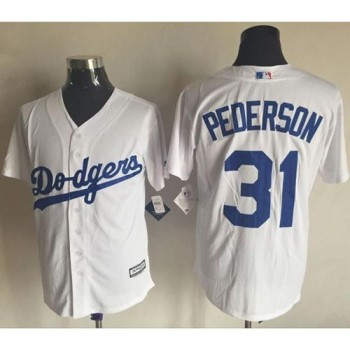 Dodgers #31 Joc Pederson White New Cool Base Stitched MLB Jersey Dodgers #31 Joc Pederson White New Cool Base Stitched MLB Jersey