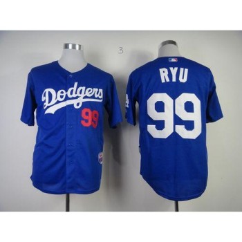 Dodgers #99 Hyun-Jin Ryu Light Blue Cool Base Stitched MLB Jersey Dodgers #99 Hyun-Jin Ryu Light Blue Cool Base Stitched MLB Jersey