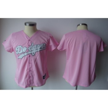 Dodgers Blank Pink Women's Fashion Stitched MLB Jersey Dodgers Blank Pink Women's Fashion Stitched MLB Jersey