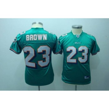 Dolphins #23 Ronnie Brown Green Stitched Youth NFL Jersey Dolphins #23 Ronnie Brown Green Stitched Youth NFL Jersey