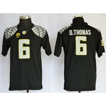 Ducks #6 De'Anthony Thomas Black Limited Stitched Youth NCAA Jersey Ducks #6 De'Anthony Thomas Black Limited Stitched Youth NCAA Jersey