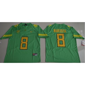 Ducks #8 Marcus Mariota Green Limited Stitched NCAA Jersey Ducks #8 Marcus Mariota Green Limited Stitched NCAA Jersey