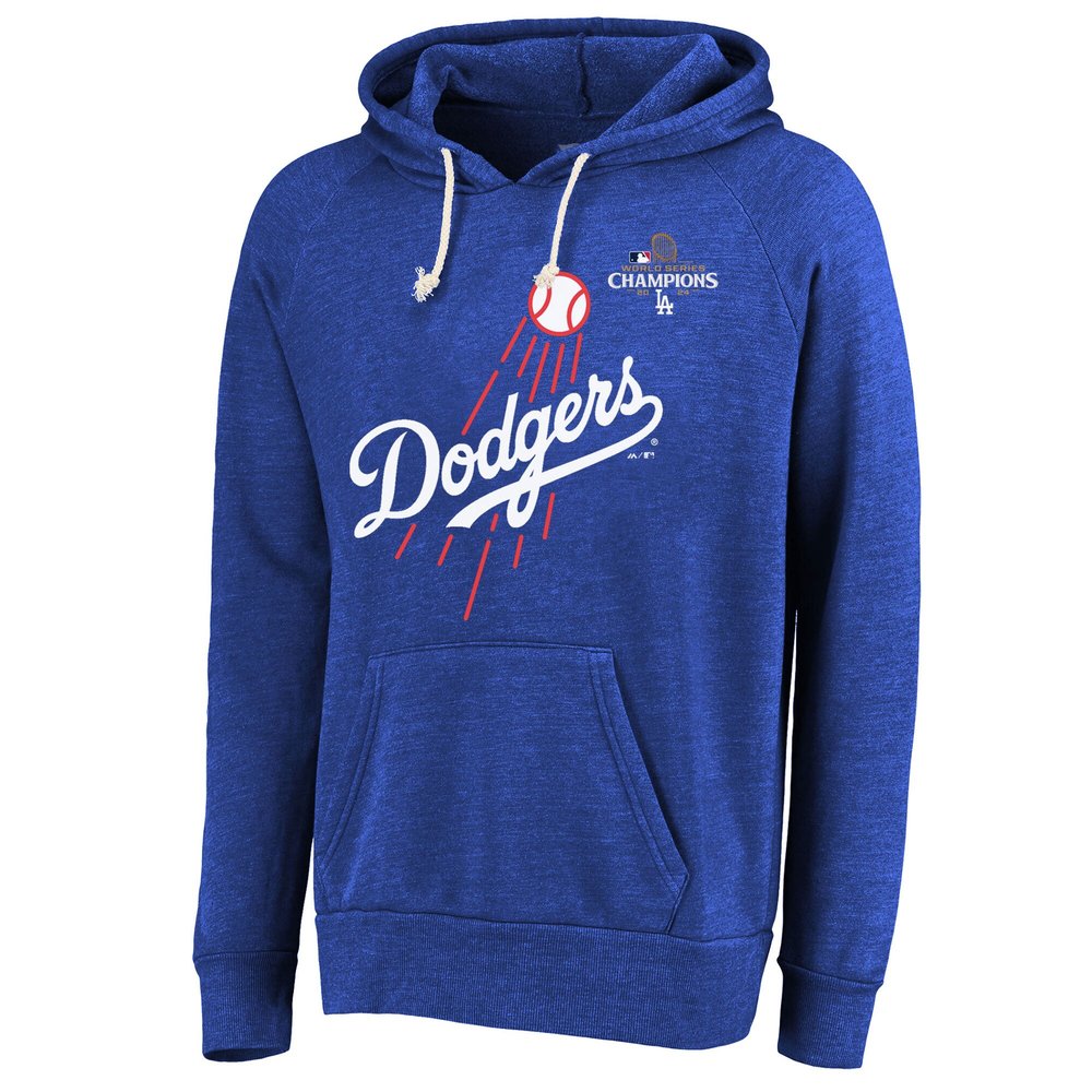 Men's Los Angeles Dodgers #5 Freddie Freeman Threads Royal 2024 World Series Champions Hoodie Men's Los Angeles Dodgers #5 Freddie Freeman Threads Royal 2024 World Series Champions Hoodie