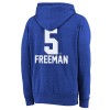 Men's Los Angeles Dodgers Freddie Freeman Threads Royal 2024 World Series Champions Hoodie