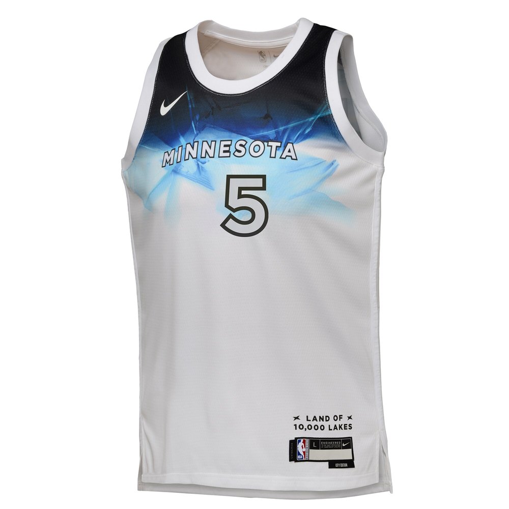 Youth Minnesota Timberwolves Anthony Edwards White 2024/25 Swingman Player Jersey - City Edition Youth Minnesota Timberwolves Anthony Edwards White 2024/25 Swingman Player Jersey - City Edition