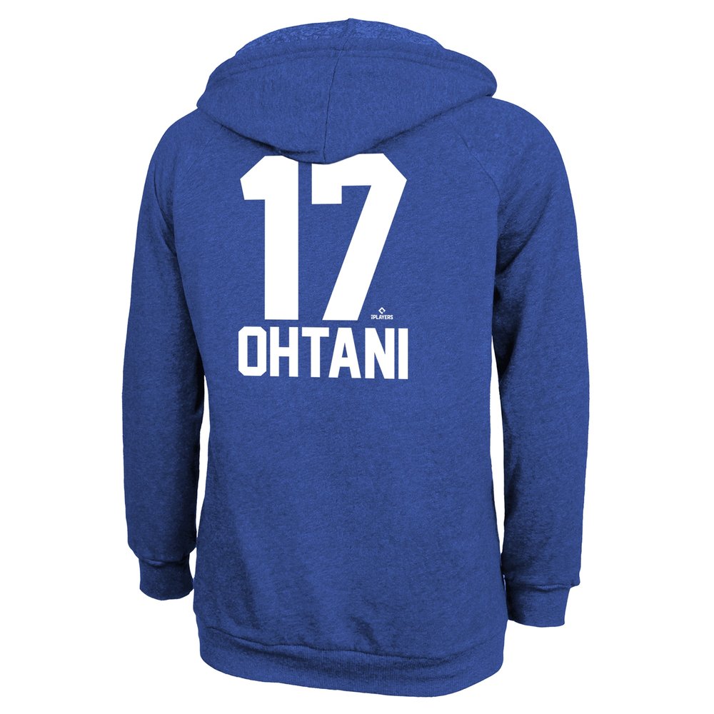 Women's Los Angeles Dodgers #17 Shohei Ohtani Threads Royal 2024 World Series Champions Hoodie Women's Los Angeles Dodgers #17 Shohei Ohtani Threads Royal 2024 World Series Champions Hoodie