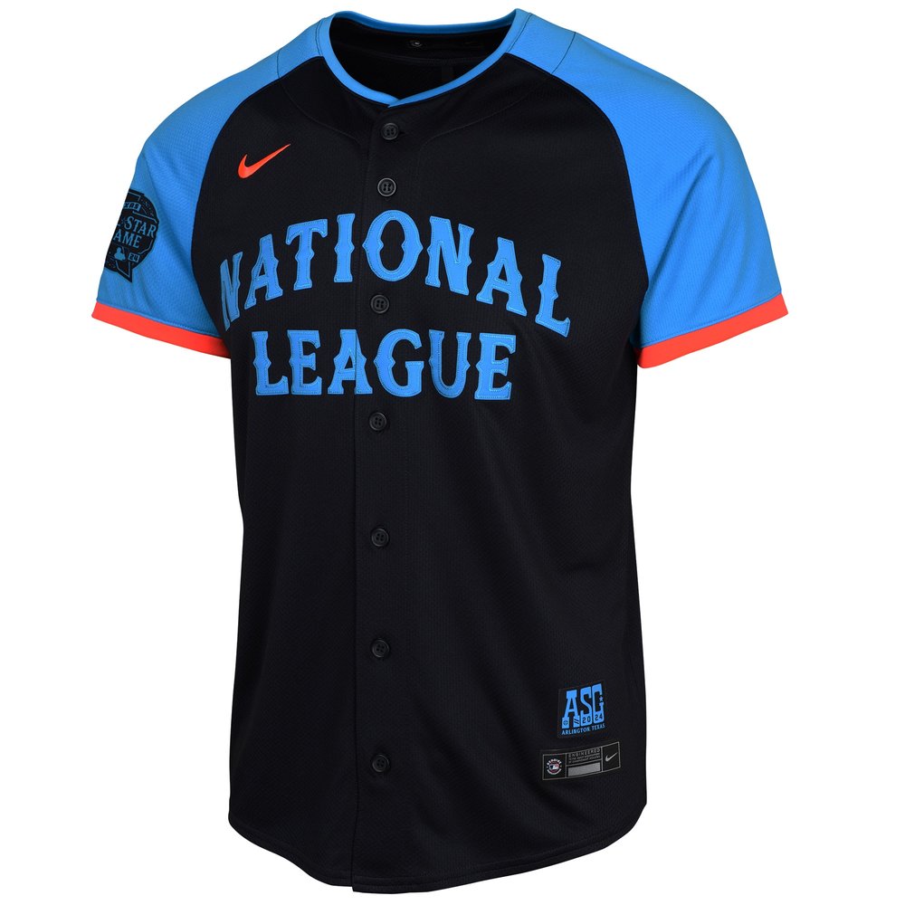 Youth National League #17 Shohei Ohtani Navy 2024 MLB All-Star Game Limited Player Jersey Youth National League #17 Shohei Ohtani Navy 2024 MLB All-Star Game Limited Player Jersey