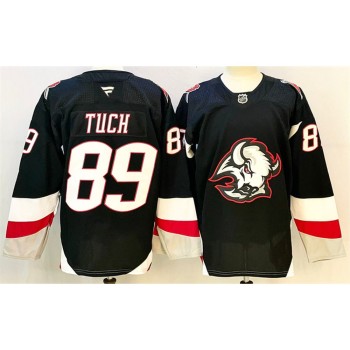 Men's Buffalo Sabres #89 Alex Tuch Black 2024-25 Alternate Stitched Hockey Premium Jersey Men's Buffalo Sabres #89 Alex Tuch Black 2024-25 Alternate Stitched Hockey Premium Jersey