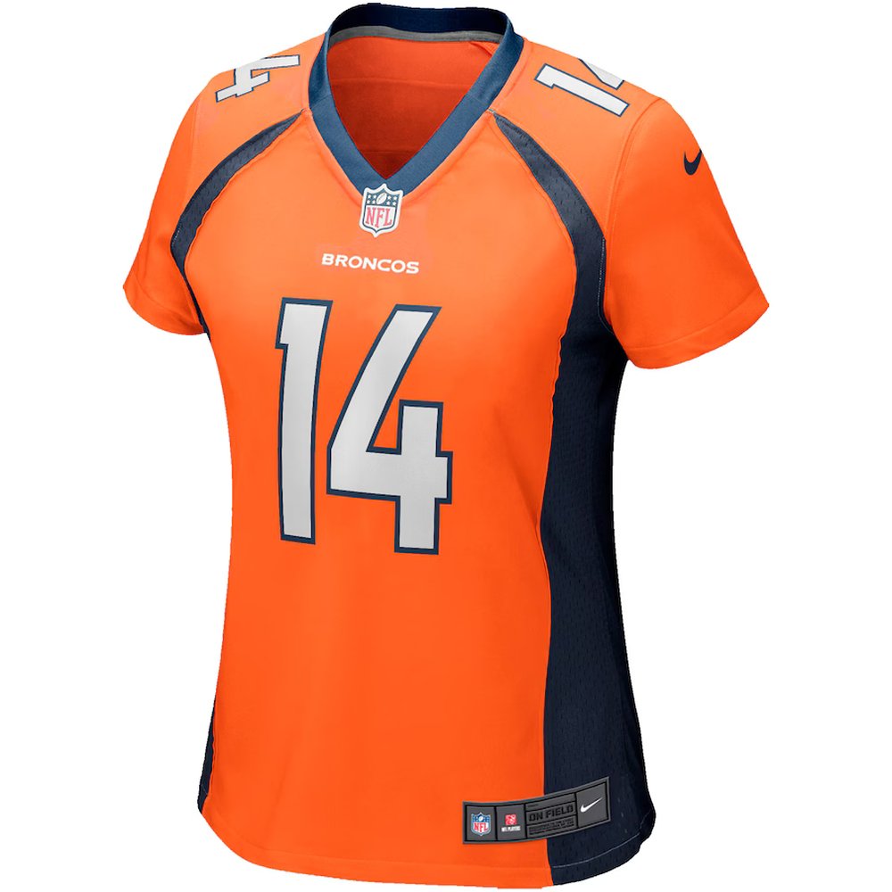 Women's Courtland Sutton Orange Denver Broncos Game Jersey Women's Courtland Sutton Orange Denver Broncos Game Jersey