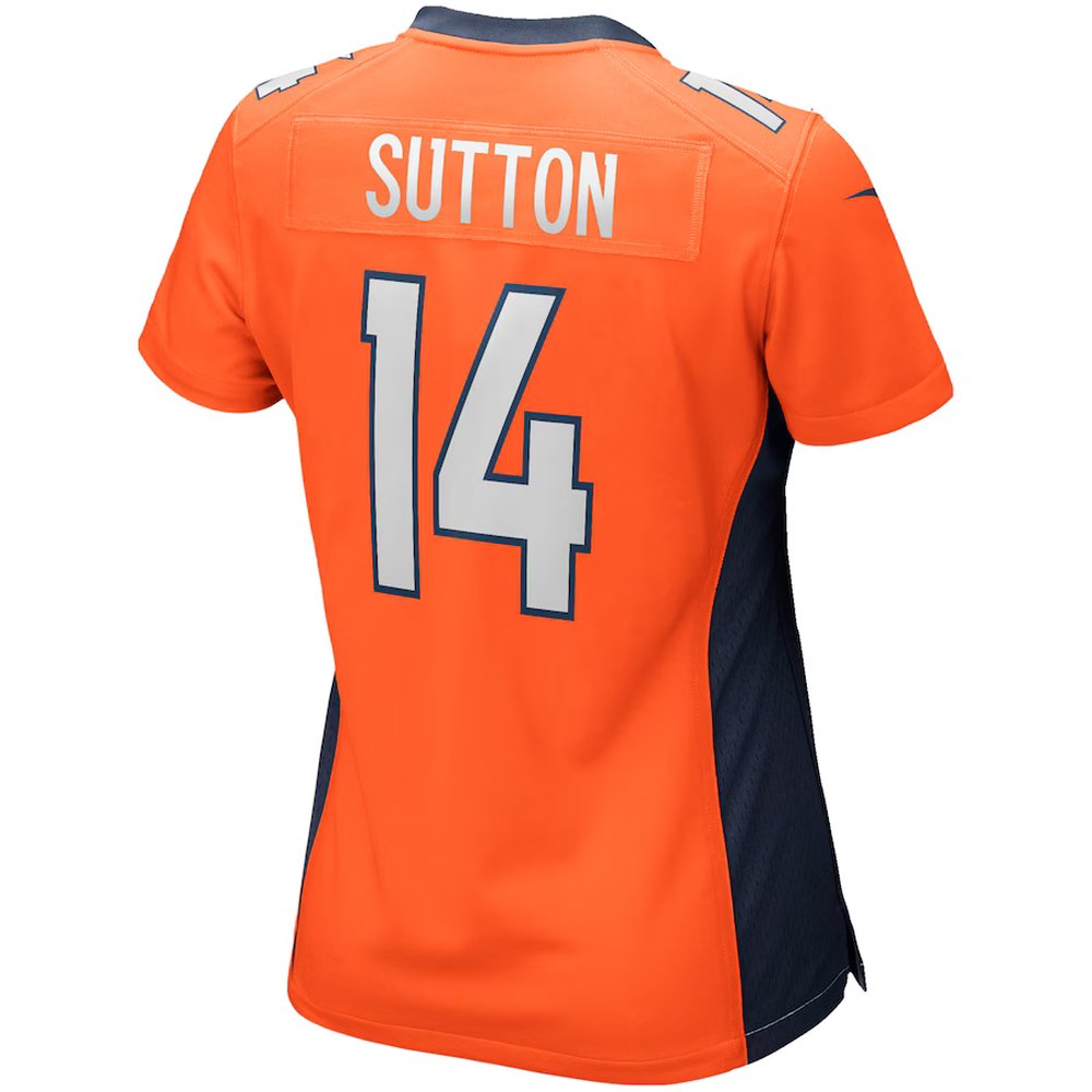 Women's Courtland Sutton Orange Denver Broncos Game Jersey Women's Courtland Sutton Orange Denver Broncos Game Jersey