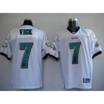 Eagles #7 Michael Vick White Stitched Youth NFL Jersey Eagles #7 Michael Vick White Stitched Youth NFL Jersey
