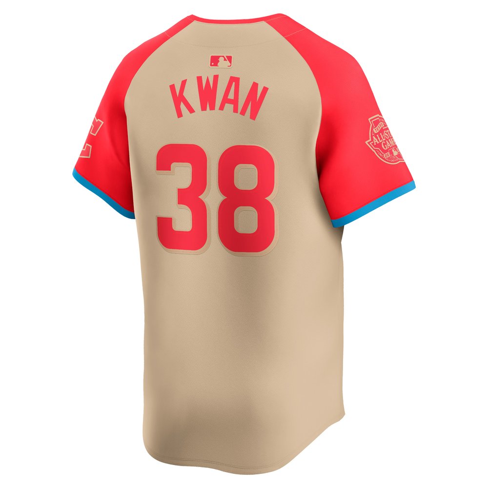 Men's American League Steven Kwan Cream 2024 MLB All-Star Game Limited Player Jersey Men's American League Steven Kwan Cream 2024 MLB All-Star Game Limited Player Jersey