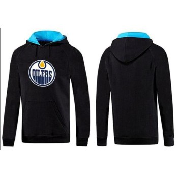 Edmonton Oilers Pullover Hoodie Black & Blue Edmonton Oilers Pullover Hoodie Black & Blue