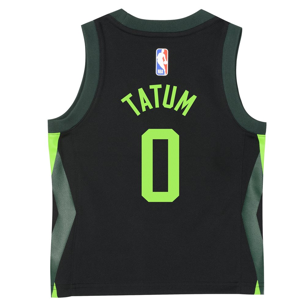 Toddler Boston Celtics Jayson Tatum Black 2024/25 Swingman Player Jersey - City Edition Toddler Boston Celtics Jayson Tatum Black 2024/25 Swingman Player Jersey - City Edition