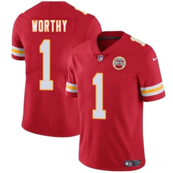 Youth Kansas City Chiefs #1 Xavier Worthy Red 2024 Draft Vapor Untouchable Limited Stitched Jersey Youth Kansas City Chiefs #1 Xavier Worthy Red 2024 Draft Vapor Untouchable Limited Stitched Jersey
