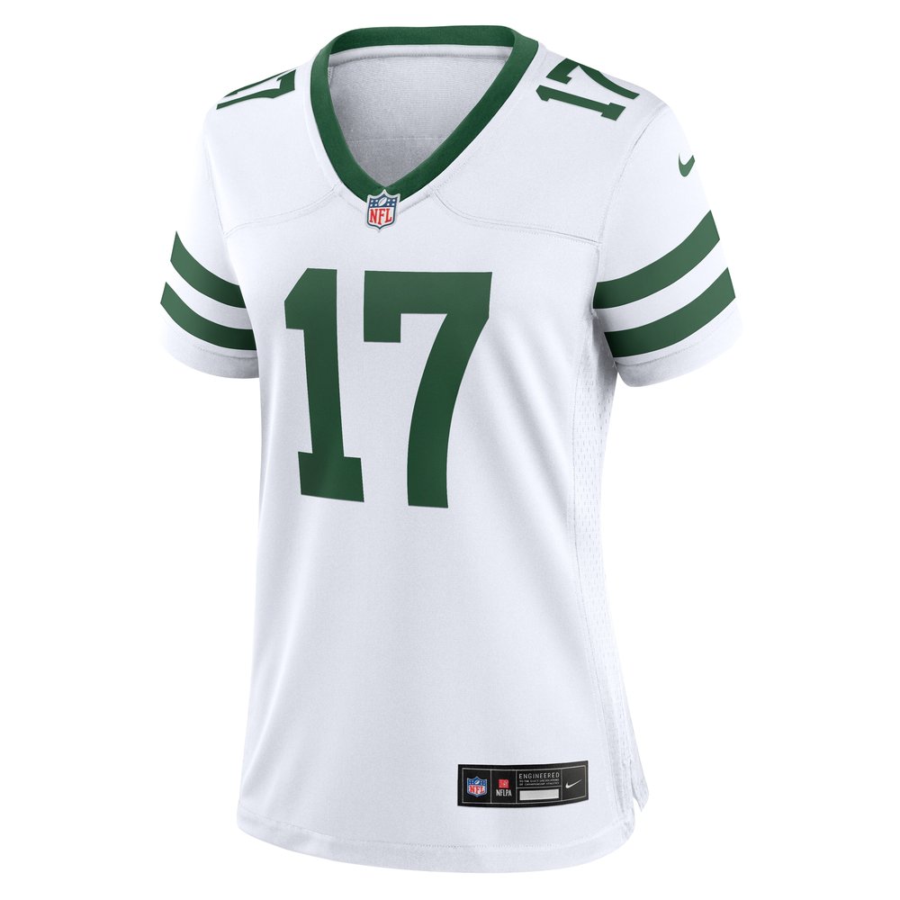 Women's New York Jets #17 Davante Adams Legacy White Game Jersey Women's New York Jets #17 Davante Adams Legacy White Game Jersey