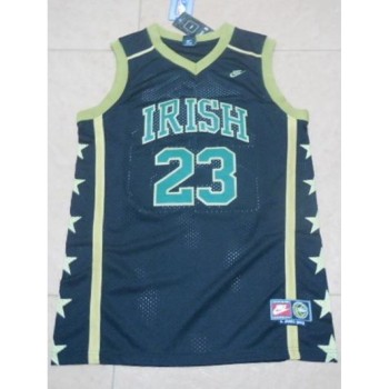 Fighting Irish #23 Lebron James Black Basketball Stitched NCAA Jersey