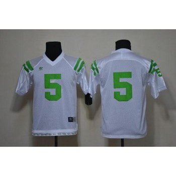 Fighting Irish #5 Everett Golson White Under The Lights Stitched Youth NCAA Jersey