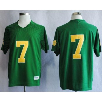 Fighting Irish #7 Stephon Tuitt Green Stitched NCAA Jersey