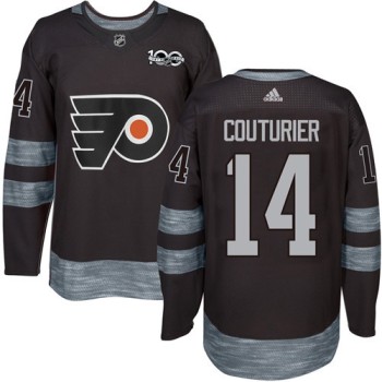 Flyers #14 Sean Couturier Black 1917-2017 100th Anniversary Stitched NHL Jersey Flyers #14 Sean Couturier Black 1917-2017 100th Anniversary Stitched NHL Jersey
