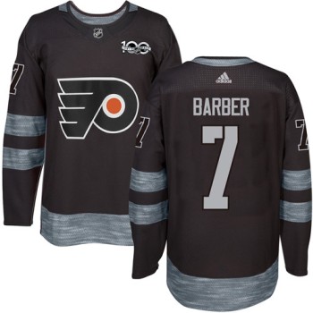 Flyers #7 Bill Barber Black 1917-2017 100th Anniversary Stitched NHL Jersey Flyers #7 Bill Barber Black 1917-2017 100th Anniversary Stitched NHL Jersey