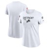 Women's Detroit Lions White 2024 Salute To Service Legend Performance T-Shirt Women's Detroit Lions White 2024 Salute To Service Legend Performance T-Shirt