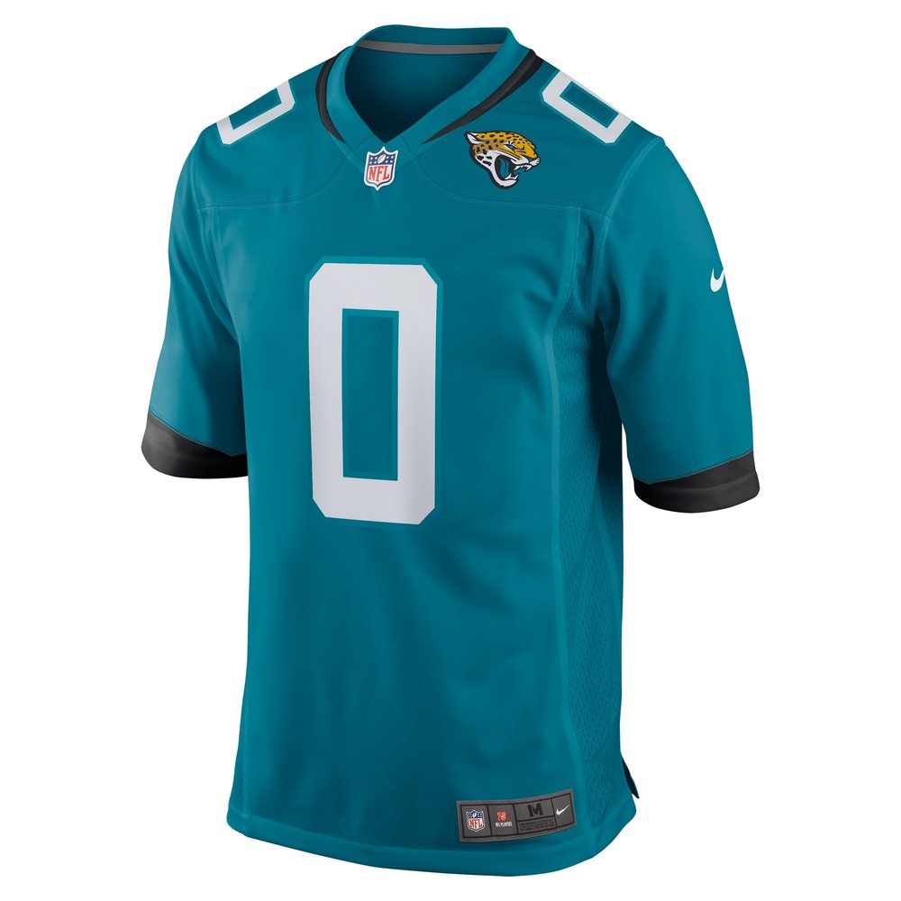 Men's Jacksonville Jaguars Gabe Davis Teal Team Game Player Jersey Men's Jacksonville Jaguars Gabe Davis Teal Team Game Player Jersey