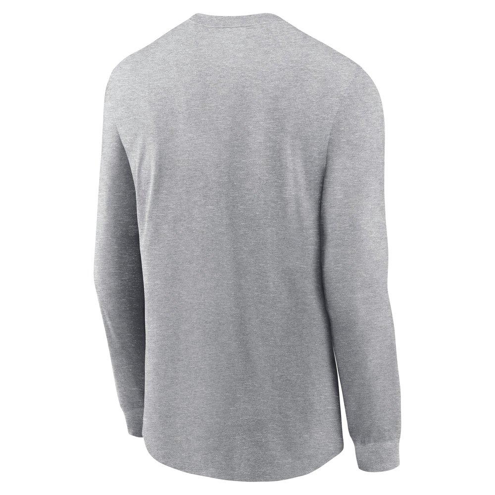 Men's Philadelphia Eagles Heather Gray Super Bowl LIX Champions Local Long Sleeve T-Shirt Men's Philadelphia Eagles Heather Gray Super Bowl LIX Champions Local Long Sleeve T-Shirt