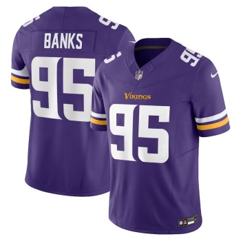 Youth Minnesota Vikings #95 Caleb Banks Purple 2026 NFL Draft Vapor F.U.S.E. Limited Jersey