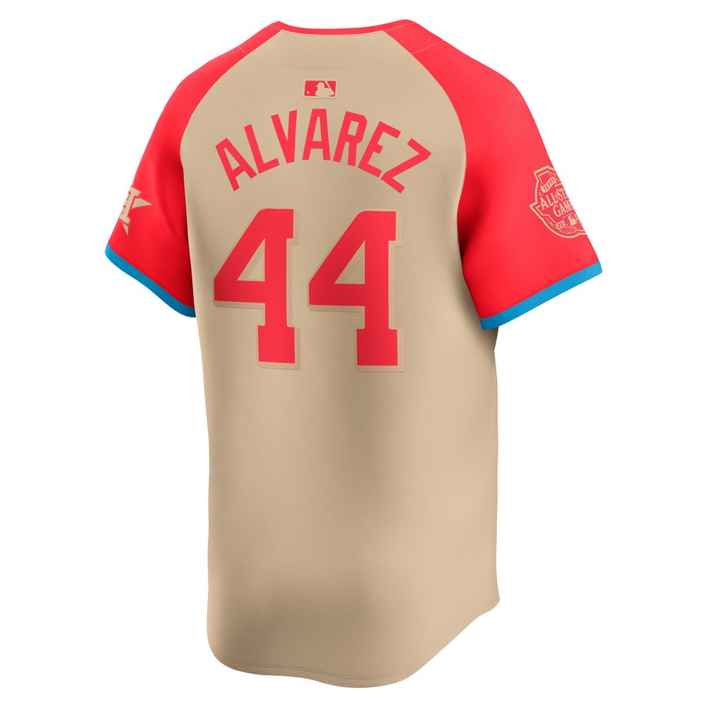 Men's American League Yordan Alvarez Cream 2024 MLB All-Star Game Limited Player Jersey Men's American League Yordan Alvarez Cream 2024 MLB All-Star Game Limited Player Jersey