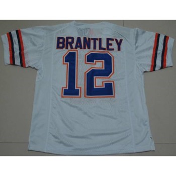 Gators #12 John Brantley White Stitched NCAA Jersey Gators #12 John Brantley White Stitched NCAA Jersey