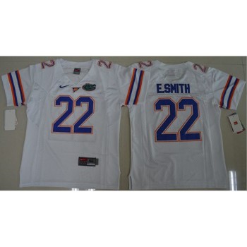 Gators #22 Emmitt Smith White Stitched Youth NCAA Jersey Gators #22 Emmitt Smith White Stitched Youth NCAA Jersey