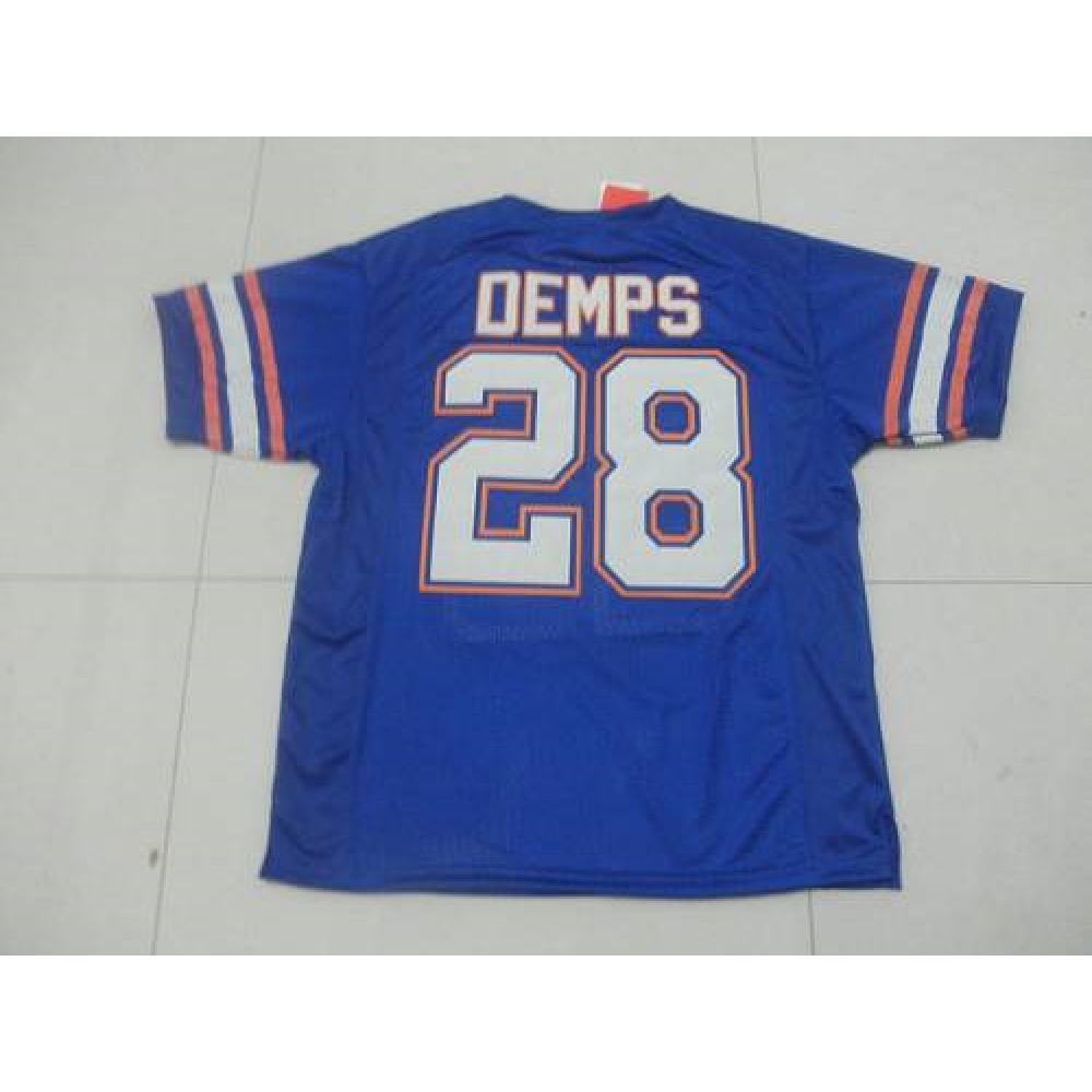 Gators #28 Jeff Demps Blue Stitched NCAA Jersey
