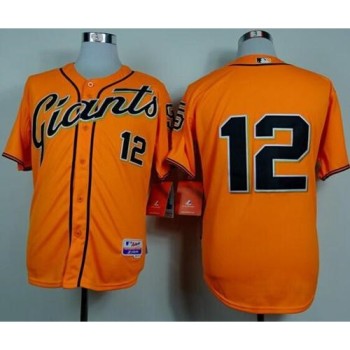 Giants #12 Joe Panik Orange Alternate Cool Base Stitched MLB Jersey Giants #12 Joe Panik Orange Alternate Cool Base Stitched MLB Jersey