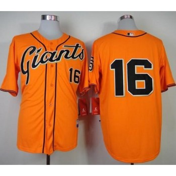 Giants #16 Angel Pagan Orange Cool Base Stitched MLB Jersey Giants #16 Angel Pagan Orange Cool Base Stitched MLB Jersey