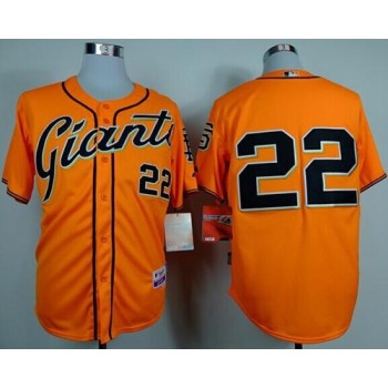 Giants #22 Will Clark Orange Alternate Cool Base Stitched MLB Jersey Giants #22 Will Clark Orange Alternate Cool Base Stitched MLB Jersey