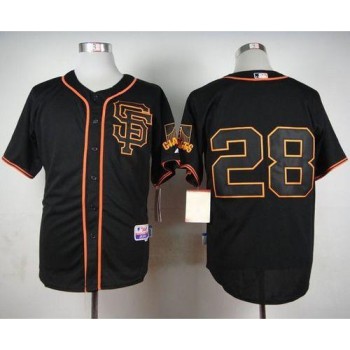 Giants #28 Buster Posey Black Alternate Cool Base Stitched MLB Jersey Giants #28 Buster Posey Black Alternate Cool Base Stitched MLB Jersey