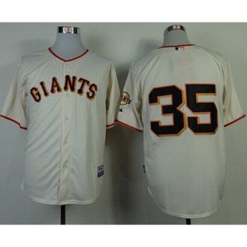 Giants #35 Brandon Crawford Cream Cool Base Stitched MLB Jersey Giants #35 Brandon Crawford Cream Cool Base Stitched MLB Jersey