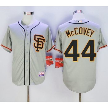 Giants #44 Willie McCovey Grey Cool Base Stitched MLB Jersey Giants #44 Willie McCovey Grey Cool Base Stitched MLB Jersey
