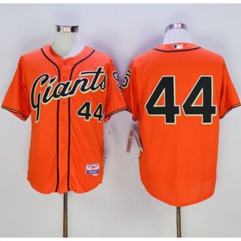 Giants #44 Willie McCovey Orange Cool Base Stitched MLB Jersey