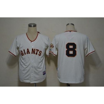 Giants #8 Hunter Pence Cream Cool Base Stitched MLB Jersey Giants #8 Hunter Pence Cream Cool Base Stitched MLB Jersey