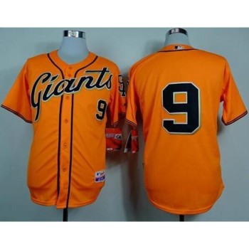 Giants #9 Brandon Belt Orange Cool Base Stitched MLB Jersey Giants #9 Brandon Belt Orange Cool Base Stitched MLB Jersey