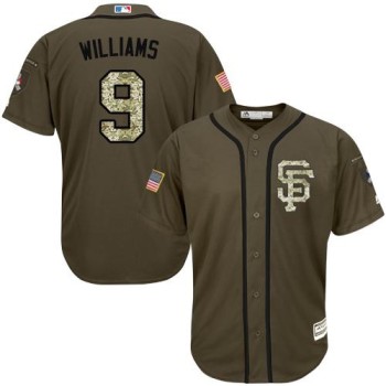 Giants #9 Matt Williams Green Salute to Service Stitched Youth MLB Jersey Giants #9 Matt Williams Green Salute to Service Stitched Youth MLB Jersey