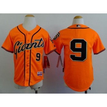 Giants #9 Matt Williams Orange Alternate Stitched Youth MLB Jersey Giants #9 Matt Williams Orange Alternate Stitched Youth MLB Jersey