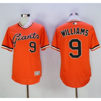 Giants #9 Matt Williams Orange Flexbase Authentic Collection Cooperstown Stitched MLB jerseys Giants #9 Matt Williams Orange Flexbase Authentic Collection Cooperstown Stitched MLB jerseys