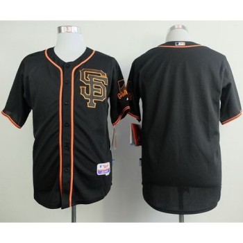 Giants Blank Black Alternate Cool Base Stitched MLB Jersey Giants Blank Black Alternate Cool Base Stitched MLB Jersey