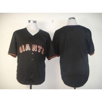 Giants Blank Black Fashion Stitched MLB Jersey Giants Blank Black Fashion Stitched MLB Jersey