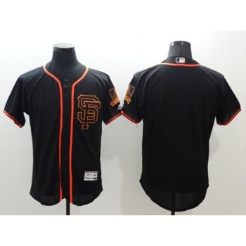 Giants Blank Black Flexbase Authentic Collection Alternate Stitched MLB Jersey Giants Blank Black Flexbase Authentic Collection Alternate Stitched MLB Jersey